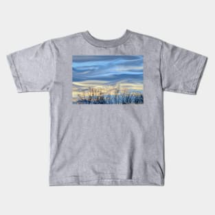 Treeline & Clouds (Impressionism) Kids T-Shirt